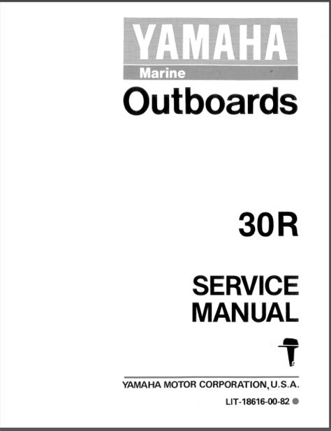 1993 Yamaha 30mshr Outboard Service Repair Maintenance Manual Factory