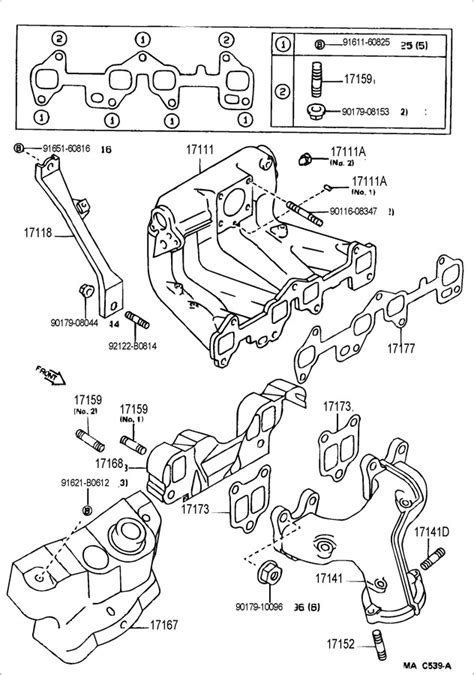 1993 toyota v6 engine exhaust diagram 