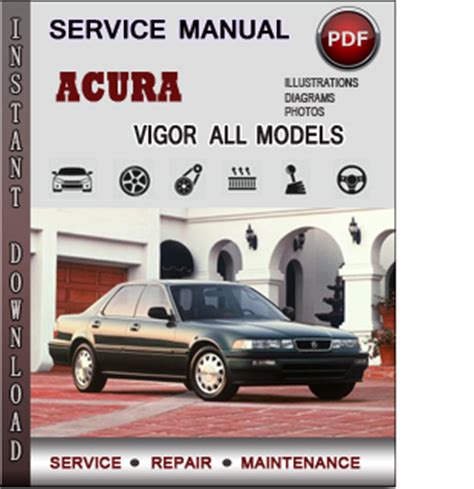 1994 Acura Vigor Service Repair Manual Software