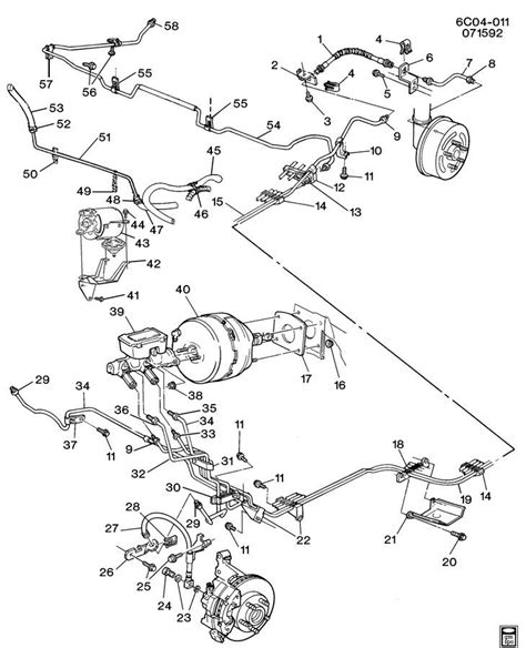 1994 Cadillac Deville Service Manual Brake Lin