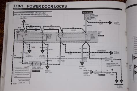 1994 Ford Ranger Door Lock Wiring