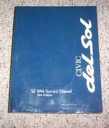 1994 Honda Civic Del Sol Service Repair Manual Software