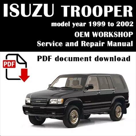 1994 Isuzu Trooper Service Repair Manual Software