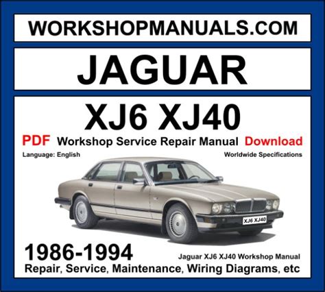 1994 Jaguar Xj6 Service Repair Manual Software