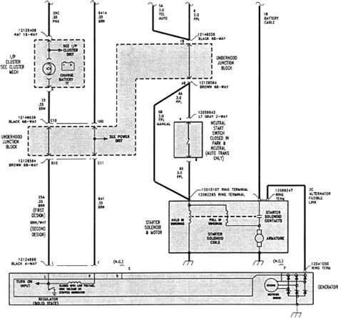 1994 Saturn Sw2 Starter Wiring Diagram Only