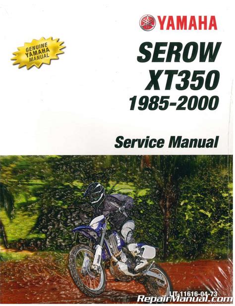 1994 Yamaha Xt350 Service Repair Maintenance Manual