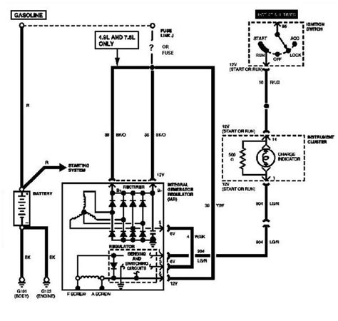 1994 f150 truck alternator wiring diagram 