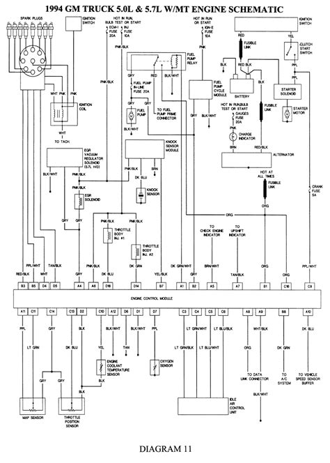 1994 pontiac 5 7l diagram wiring schematic 