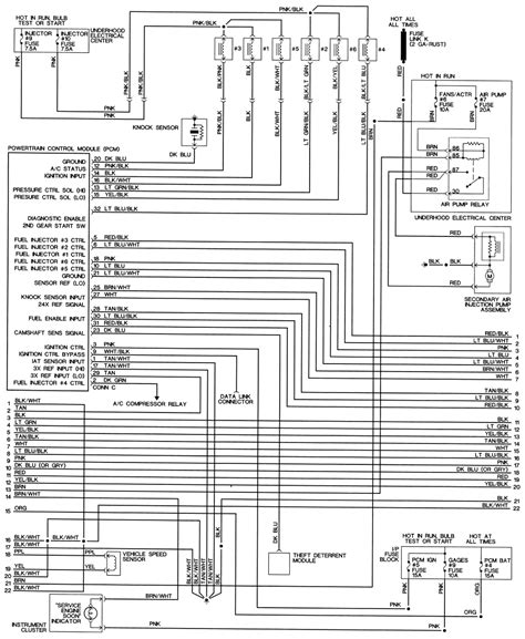 1994 pontiac firebird 3 4 wiring diagram 