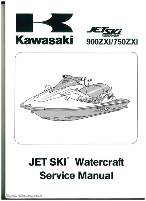1995 1997 Kawasaki 900zxi 750zxi Jetski Repair Manual