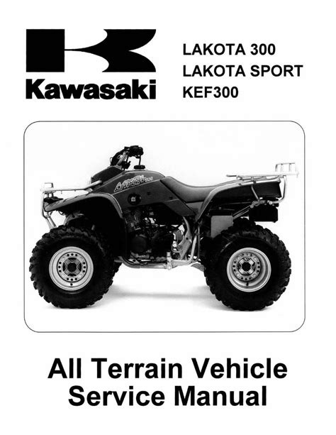 1995 2004 Kawasaki Lakota 300 Kef300 Repair Service Manual Atv Pdf Download