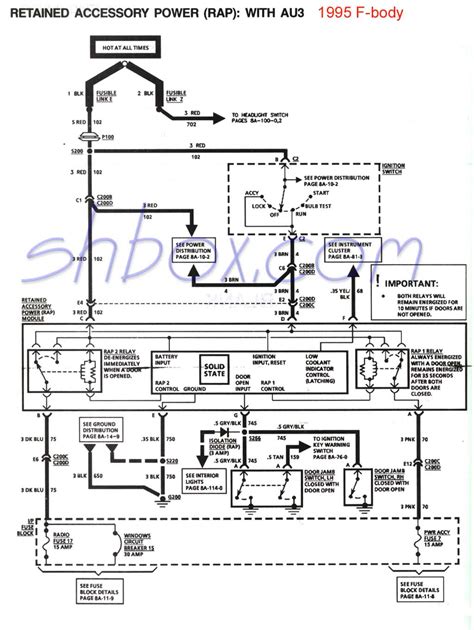 1995 Camaro Power Window Wiring Diagram