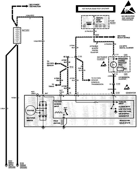 1995 Chevy S10 Alternator Wiring Diagram