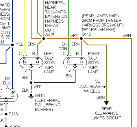 1995 Chevy Suburban Brake Light Wiring Diagram