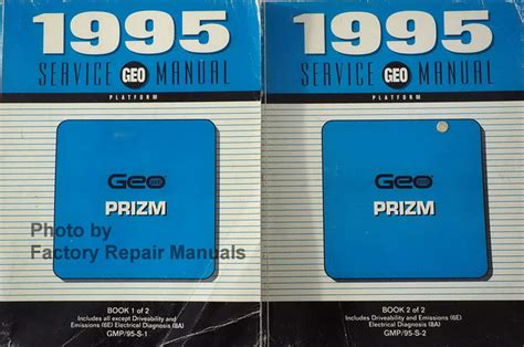 1995 Geo Prizm Service Repair Manual Software