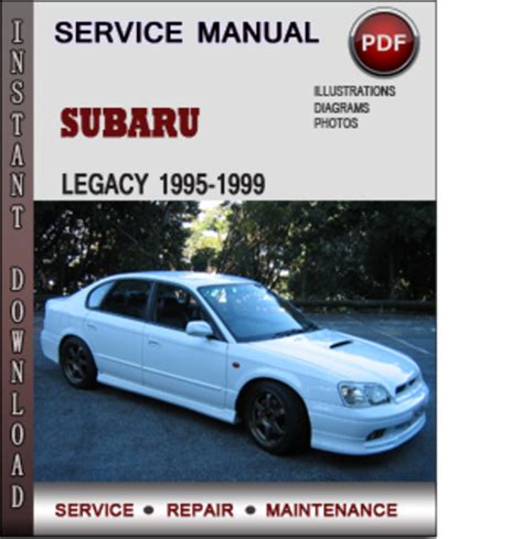 1995 Subaru Legacy Factory Service Manual