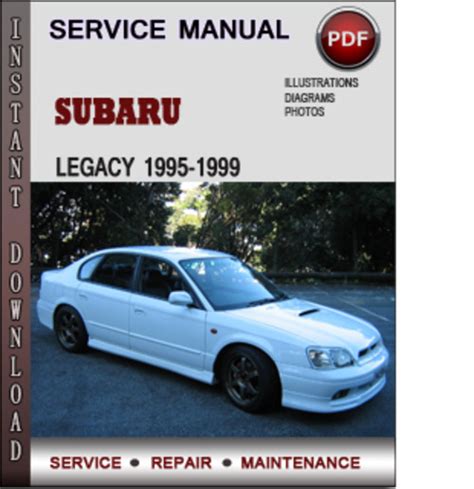 1995 Subaru Legacy Factory Service Manual Download