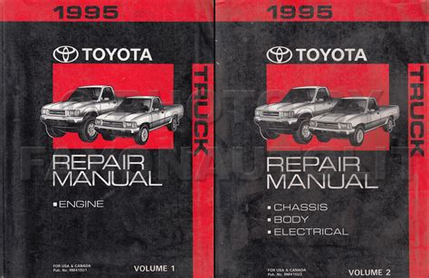 1995 Toyota Truck Wiring Diagram Manual Original