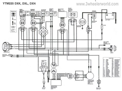 1995 Yamaha Warrior 350 Wiring Diagram