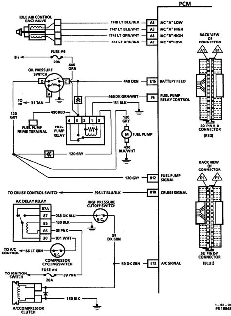 1995 chevy s10 fuel pump relay wiring diagram 