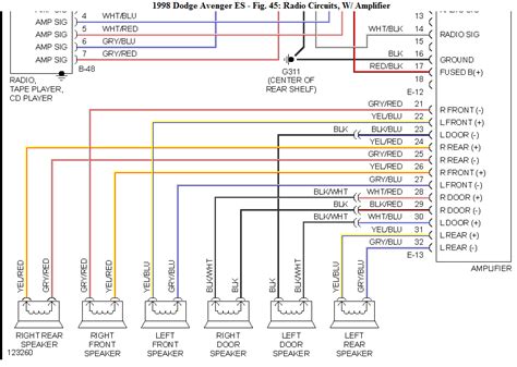 1995 dodge ram 1500 radio wiring diagram 