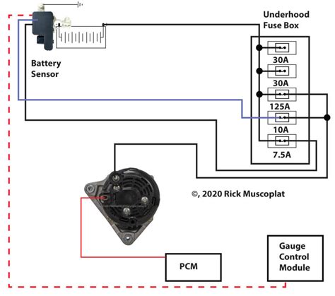 1995 honda accord alternator wiring 