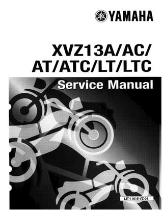 1996 2001 Yamaha Royal Star Boulevard Xvz1300a Service Manual Repair Manuals And Owner S Manual Ultimate Set Pdf Download