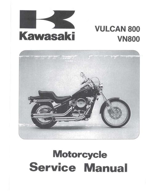 1996 2002 Kawasaki Motorcycle Vulcan 800 Vn 800 Service Repair Factory Manual Free Preview