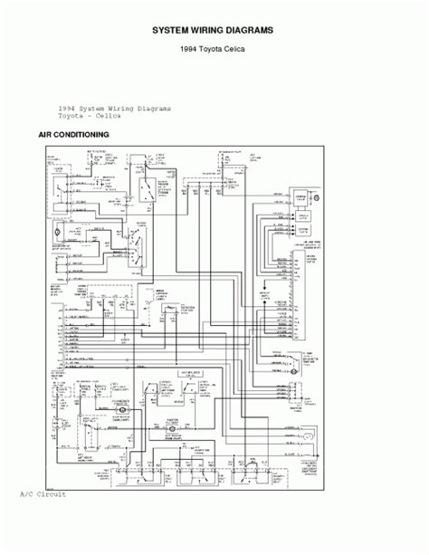 1996 Celica Ignition Wiring Diagram