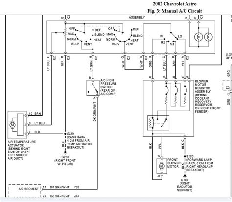 1996 Chevy Astro Heater Wiring Diagram