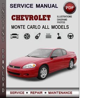 1996 Chevy Chevrolet Monte Carlo Owners Manual