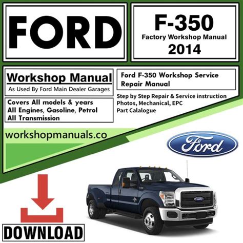 1996 Ford F350 F 350 Workshop Oem Service Diy Repair Manual
