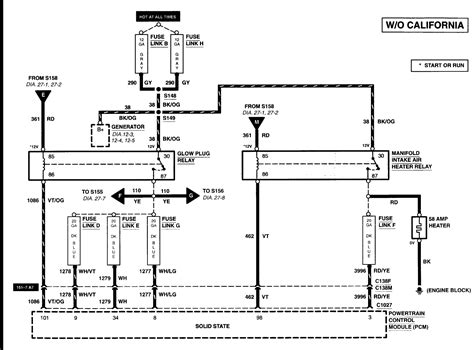 1996 Ford Glow Plug Relay Wiring Diagram