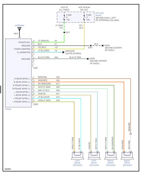 1996 Mustang Stereo Wiring Diagram