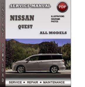 1996 Nissan Quest Repair Service Manual