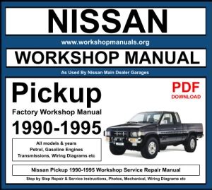 1996 Nissan Truck Workshop Service Repair Manual 9733 Instant