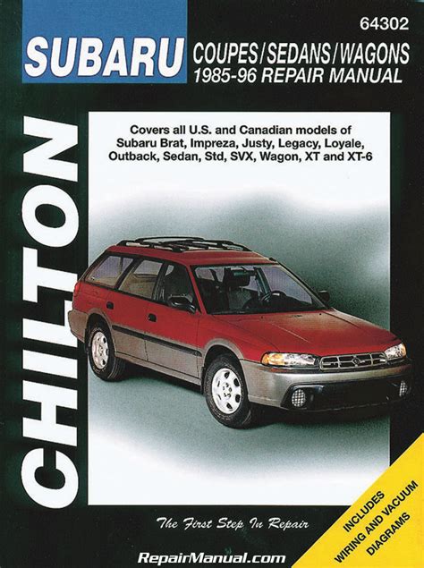1996 Subaru Svx Service Repair Manual 96