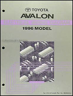 1996 Toyota Avalon Manual and Wiring Diagram
