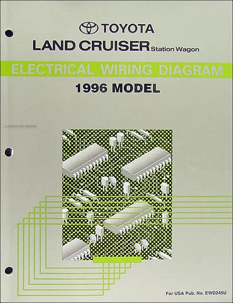 1996 Toyota Land Cruiser Keys And Doors Manual and Wiring Diagram