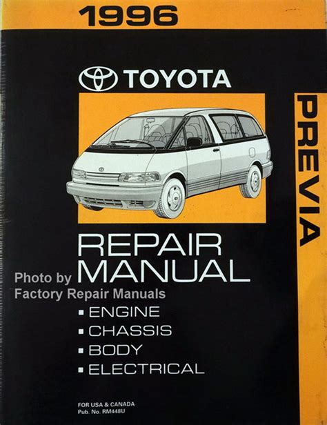 1996 Toyota Previa Service Repair Manual Software