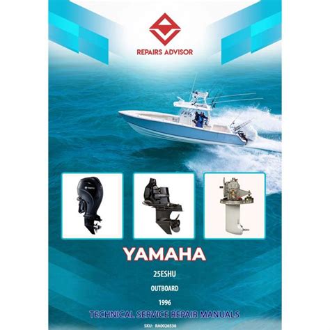 1996 Yamaha 25eshu Outboard Service Repair Maintenance Manual Factory