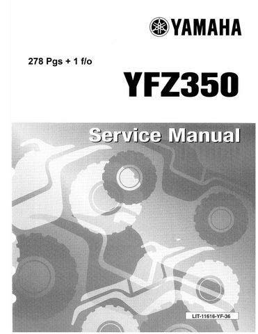 1996 Yamaha Banshee Atv Service Repair Maintenance Overhaul Manual