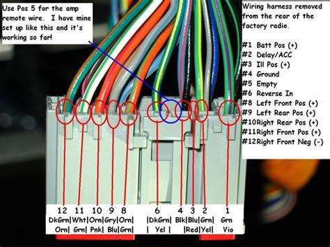 1996 ford f150 radio wiring color diagram 