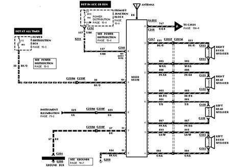 1996 ford thunderbird radio wiring 