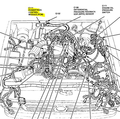 1996 ranger engine diagram 