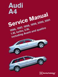 1997 1998 1999 2000 2001 Audi A4 Service And Repair Manual