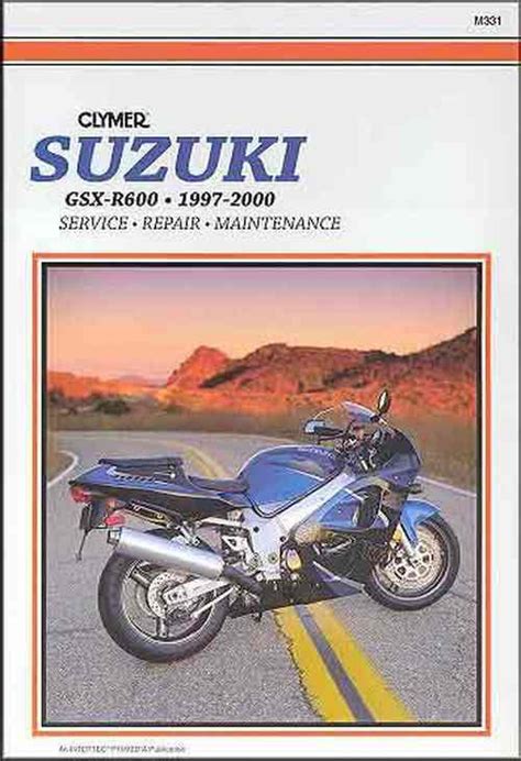 1997 2000 Suzuki Gsx R600 Service Repair Manual