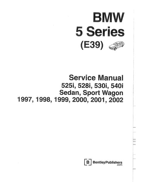 1997 2002 Bmw 5 Series E39 Workshop Service Repair Manual Download