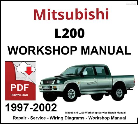 1997 2002 Mitsubishi L200 Factory Service Repair Manual Instant Download