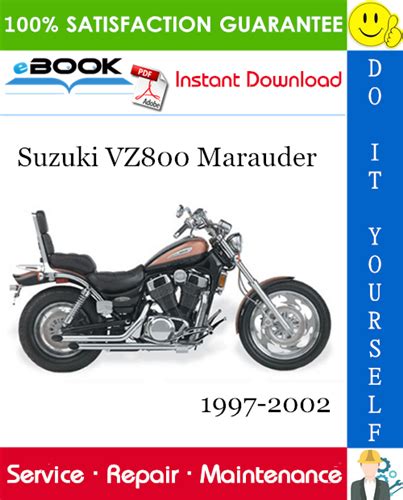 1997 2002 Suzuki Vz800 Marauder Service Repair Manual Download